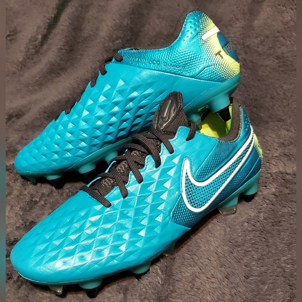 Nike Tiempo Legend 8 Elite SG Pro Aquamarine Mens Size 6 Womens 7.5 CJ6085-304